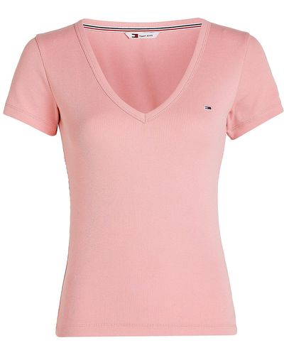Tommy Hilfiger T-shirt 'essential' - Pink
