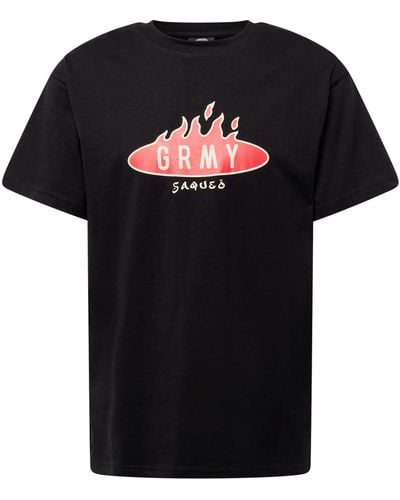 Grimey T-shirt 'burn in flames' - Schwarz