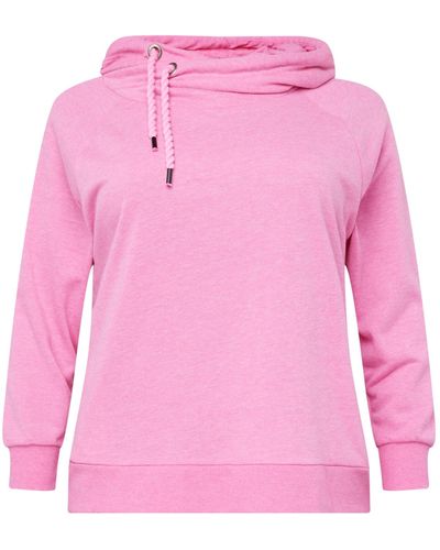 Only Carmakoma Sweatshirt 'carlamille' - Pink