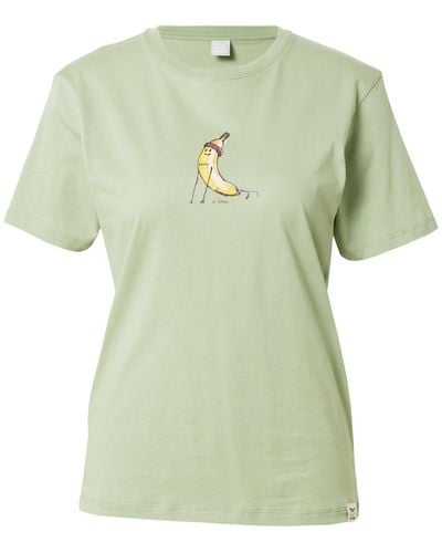 Iriedaily T-shirt 'yoganana' - Grün