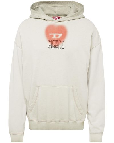 DIESEL Sweatshirt 's-boxt-n10' - Weiß