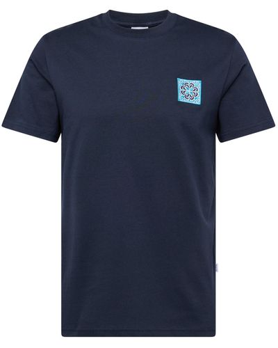 SELECTED T-shirt 'tate' - Blau