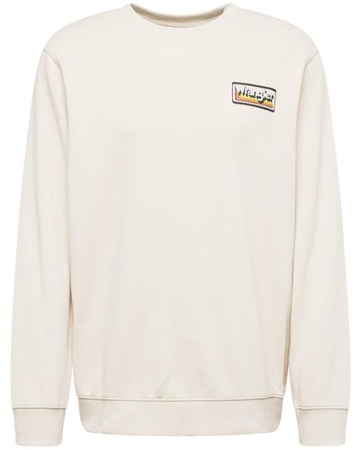 Wrangler Sweatshirt - Weiß