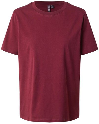 Pieces T-shirt 'ria' - Rot