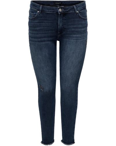 Only Carmakoma Jeans 'willy' - Blau