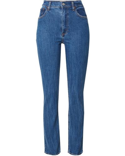Abercrombie & Fitch Jeans 'marbeled' - Blau