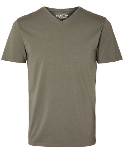SELECTED T-shirt - Grün