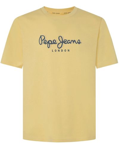 Pepe Jeans T-shirt 'abel' - Gelb