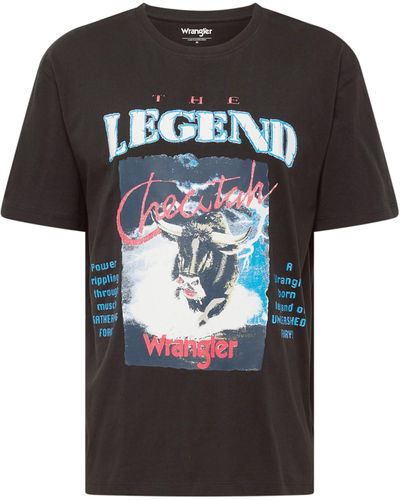 Wrangler T-shirt - Schwarz
