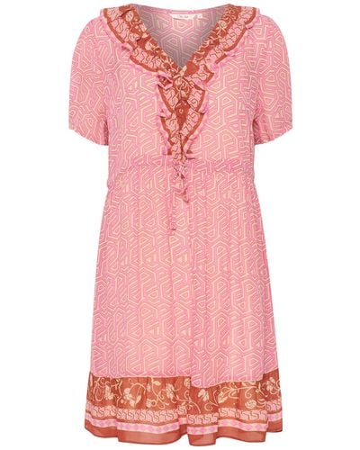 Cream Kleid 'linea' - Pink
