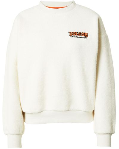 Volcom Sweatshirt 'too doo' - Weiß