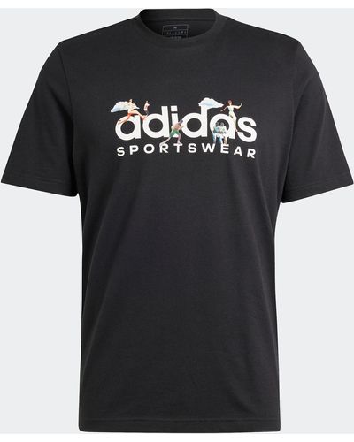 adidas Shirt - Schwarz