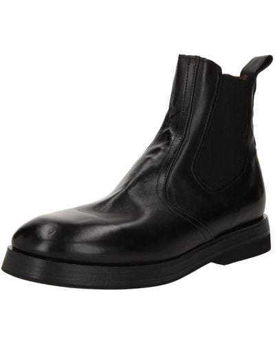 A.s.98 Chelsea boots 'lupo' - Schwarz