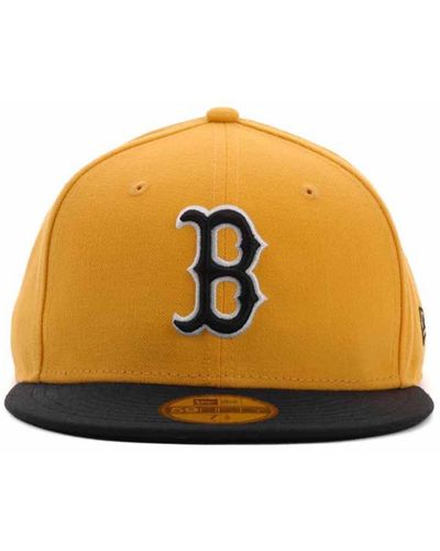 KTZ Boston Red Sox 2-Tone 59Fifty Cap - Yellow