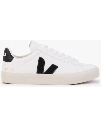 Veja Campo Chromefree Leather Extra Trainers , Leather - White