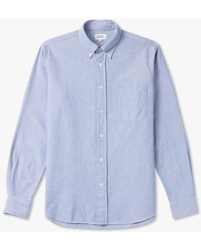 Hartford Pitt Woven Shirt - Blue