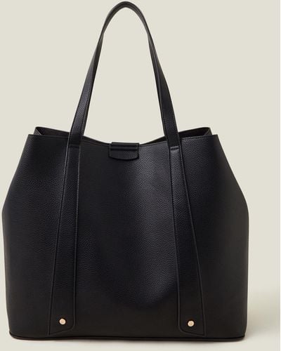 Accessorize Women's Black Large Shoulder Bag