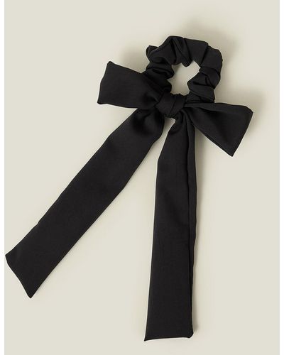 Accessorize Women's Bow Scrunchie - Black