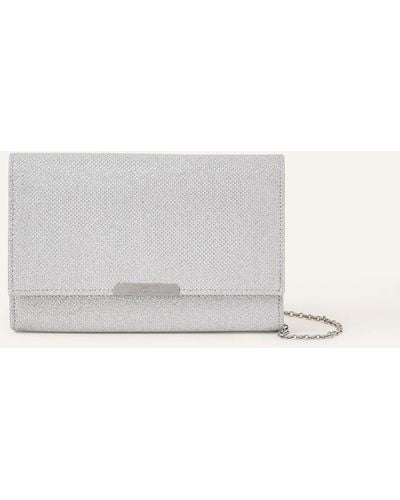 Accessorize Women's Silver Box Clutch Bag - Multicolour