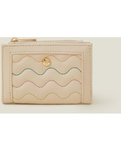 Accessorize Women's Beige Quilted Wiggle Purse - Natural