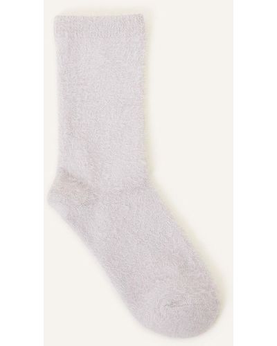 Accessorize Women's Sparkle Knit Socks Grey - White