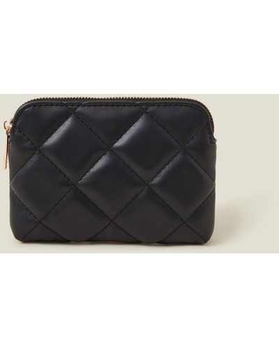 Accessorize Women's Black Quilted Coin Purse