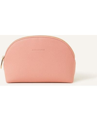 Accessorize Women's Crescent Make Up Bag - Pink