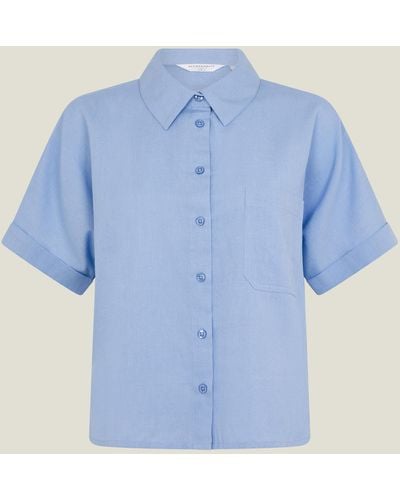Accessorize Beach Shirt Blue