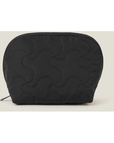 Accessorize Women's Quilted Wash Bag Black