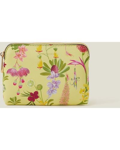 Accessorize Women's Red Floral Print Coin Purse - Yellow