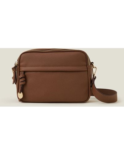 Accessorize Women's Cross-body Camera Bag Tan - Brown