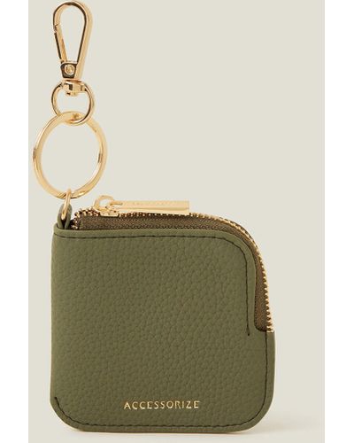 Accessorize Keyring Coin Purse Green
