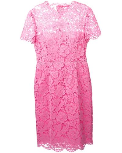 Valentino Lace Dress - Pink