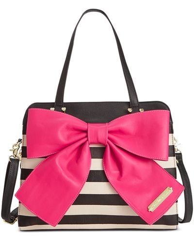 Betsey Johnson Bow Tote - Pink