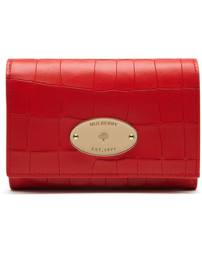 Mulberry French Purse - Red