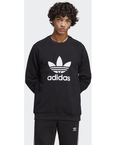 adidas Adicolor Classics Trefoil Sweatshirt - Schwarz