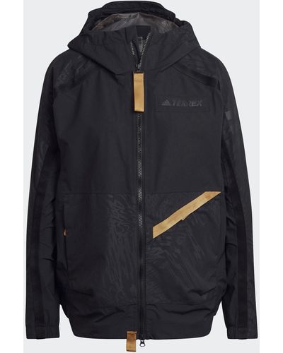 adidas Terrex Utilitas Rain Jacket - Black