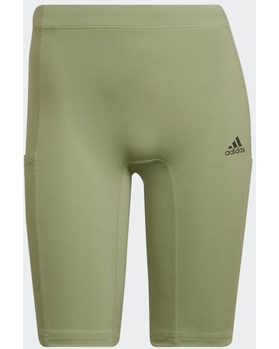 adidas Fastimpact Running Bike Korte Legging - Groen