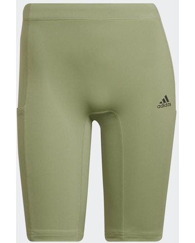 adidas Leggings corti FastImpact Running Bike - Verde