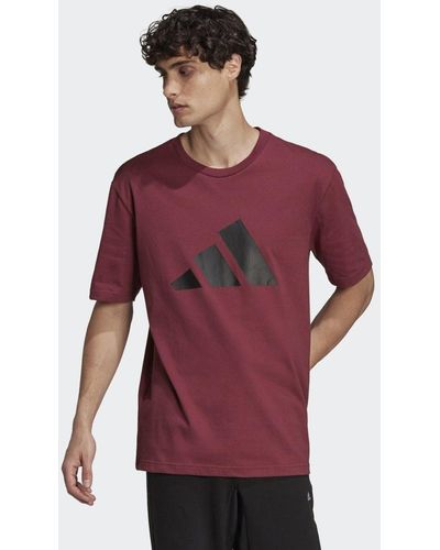 adidas T-shirt Sportswear Future Icons Logo Graphic - Rosso