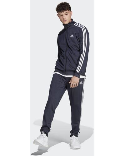 adidas Originals Sportswear Basic 3-Stripes Tricot Track - Blau