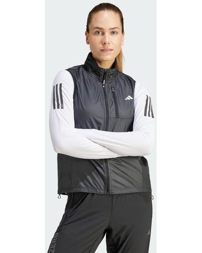 adidas Own The Run Bodywarmer - Grijs