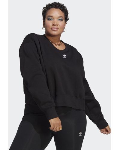 adidas Adicolor Essentials Sweatshirt (grote Maat) - Zwart