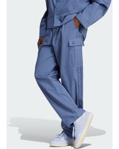 adidas Premium Essentials Cargo Pantalons - Bleu