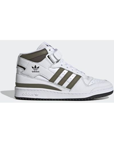 adidas Chaussure Forum Mid - Blanc