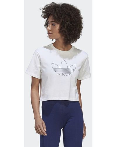 adidas Camiseta corta - Blanco