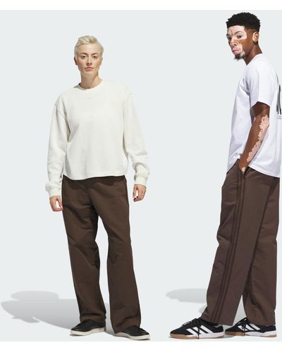 adidas Pantaloni 3-Stripes Skate Chino - Bianco