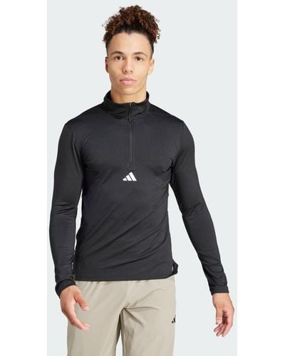 adidas Sudadera Workout Quarter-Zip - Negro