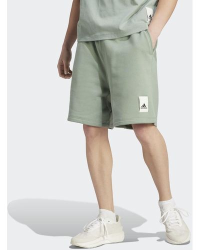 adidas Pantalón corto Lounge Fleece - Verde