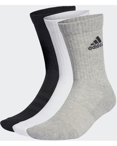 adidas Cushioned Crew Socks 3 Pairs - Black